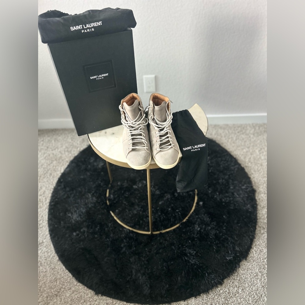 Saint Laurent High-Top Sneakers | designer | urban street fashion | - Picture 5 of 7